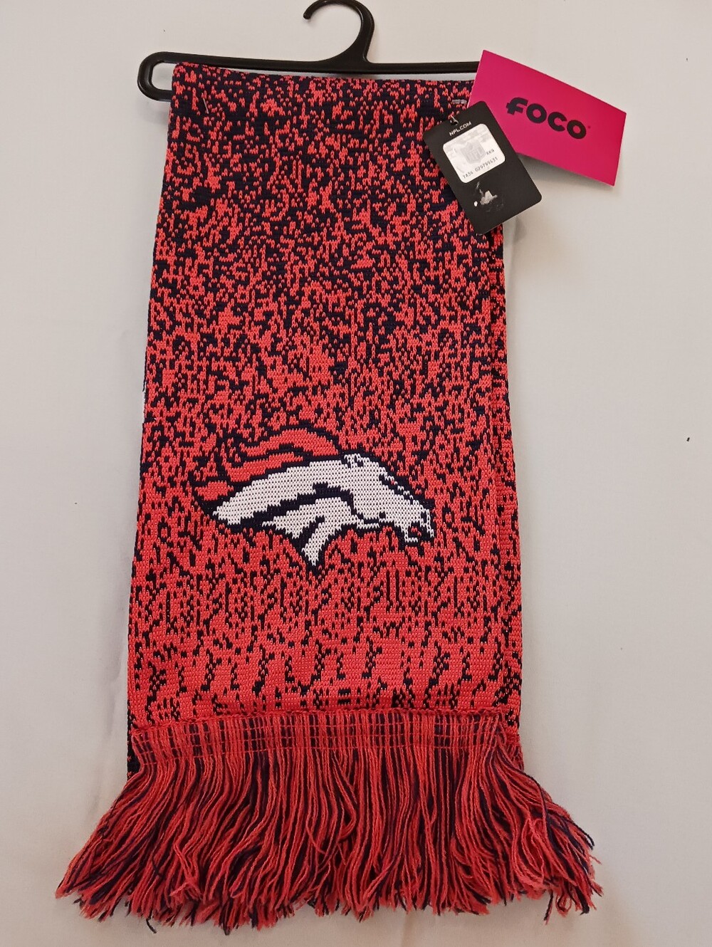 NFL Denver Broncos Winter Scarf NWT